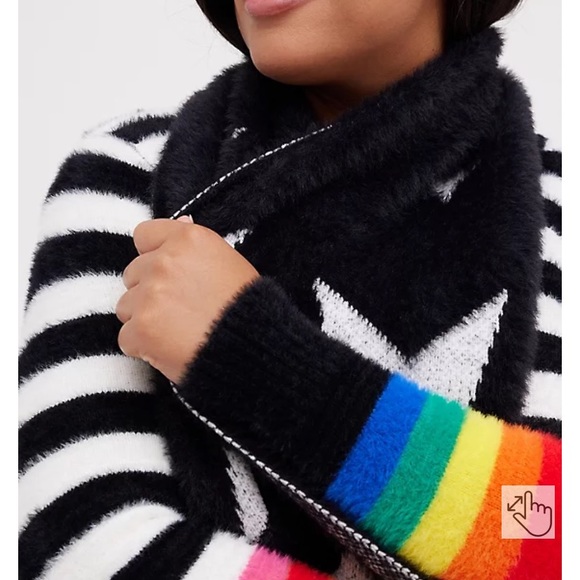 Torrid Oblong scarf all over star - Picture 3 of 6